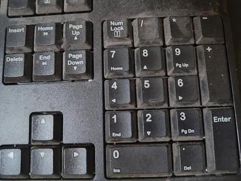 OLD KEYBOARD Stock Photos