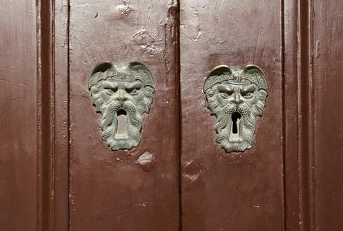 Old keyholes Stock Photos