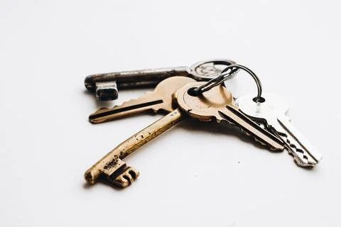 Old Keys, Close up Stock Photos