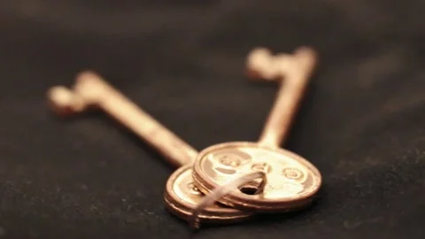 Old keys Stock Footage 132282431