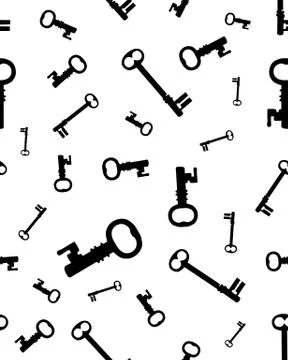 Old keys Stock Illustration