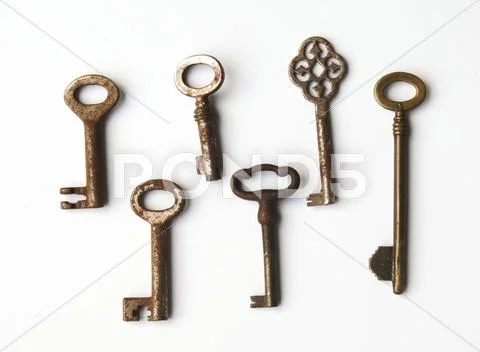 Old keys Stock Photos