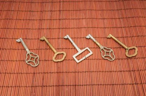 Old keys Stock Photos