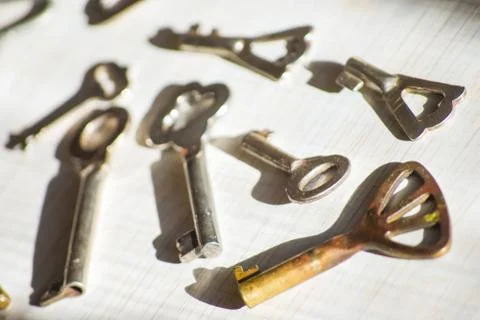 Old keys Stock Photos
