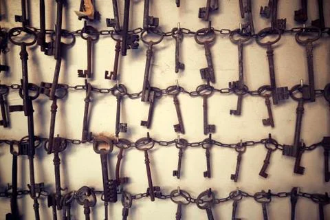 Old keys Foto stock