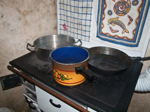 Old kitchen Stock Photos
