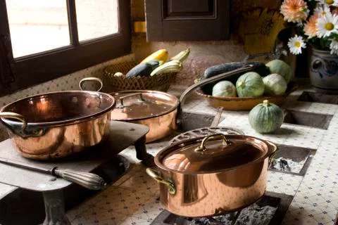Old kitchen Stock Photos