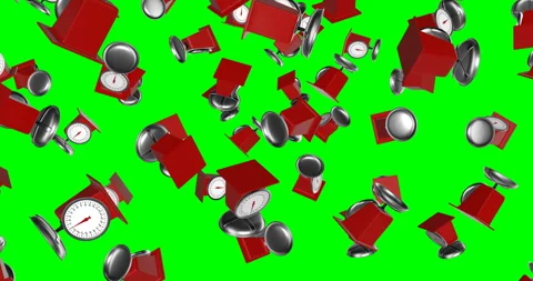 Old Kitchen Scales falling slow motion Video stock 251872055