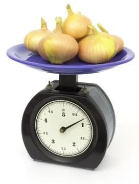 Old kitchen scales Stock Photos
