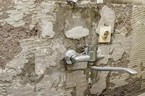 Old kitchen tap Stock Photos