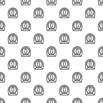 Old kitchen timer pattern seamless Stock Illustration