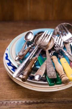 Old kitchen utensil Stock Photos
