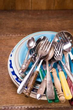 Old kitchen utensil Foto stock