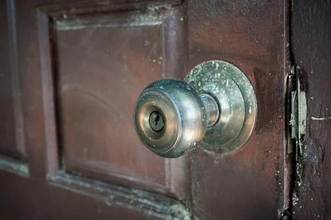 Old knobs and doors vintage Stock Photos