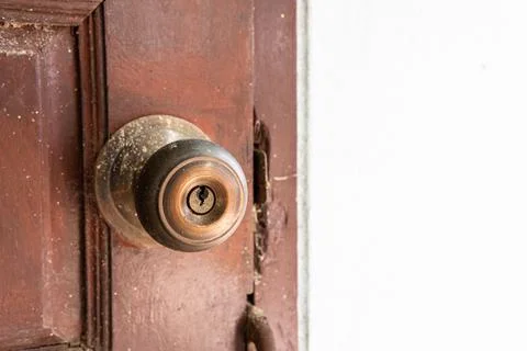 Old knobs and doors vintage Fotos de archivo