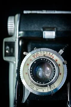 Old Kodak bellows camera Foto stock