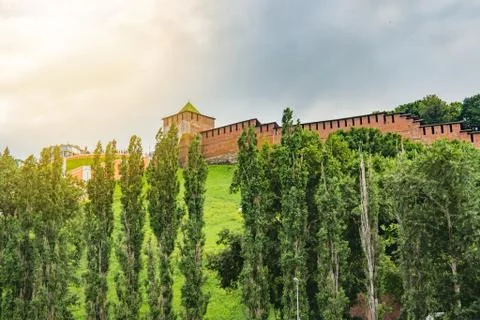 Old Kremlin in the summer in Russia Stock Photos