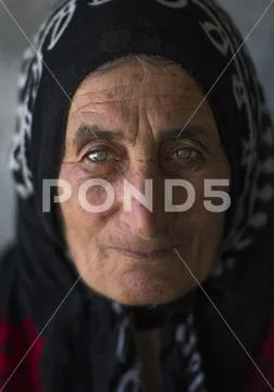 Old Kurdish Woman, Palangan, Iran ~ Hi Res #118833053