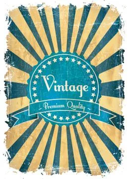 Old label Stock Illustration