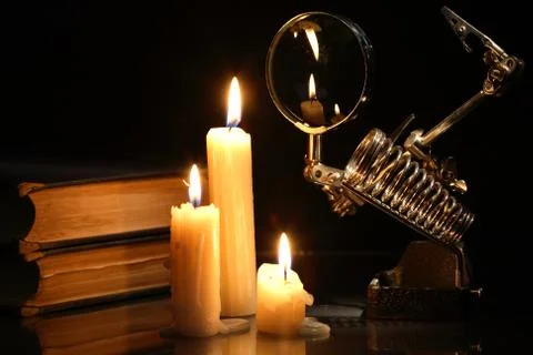 Old laboratory Stock Photos