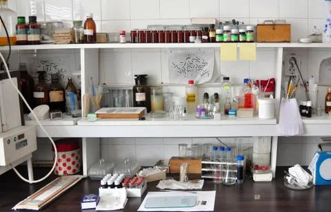 Old laboratory 写真素材