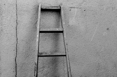 Old Ladder Foto stock