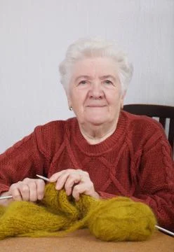 Old lady 库存照片