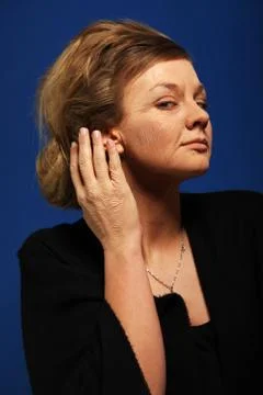 Old lady 스톡 사진