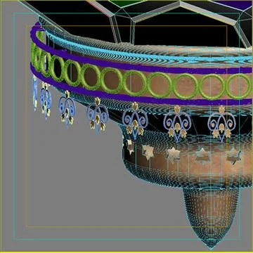 Old lamp 04 3D Model
