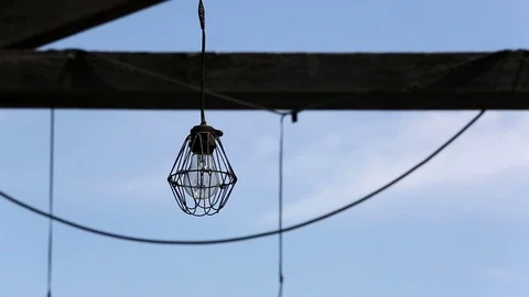 Old lamp bulb Stock Footage 77377209