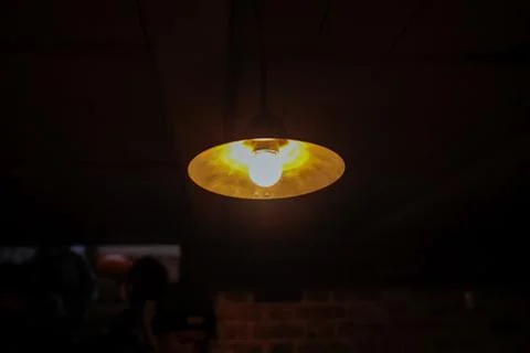 Old lamp in the cellar Stock Photos