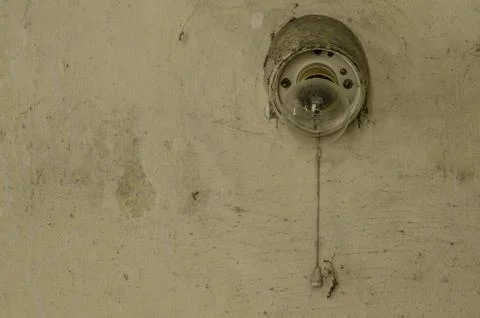 Old lamp wall Stock Photos