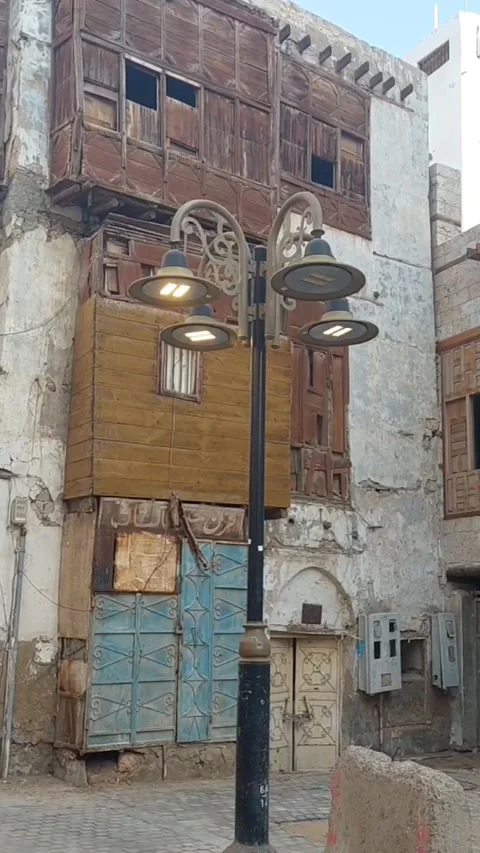 The old lantern blinks Stock Footage 257677827