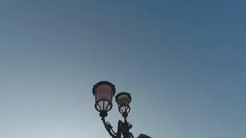 Old lantern in Venice, Italy Stock Footage 75034415