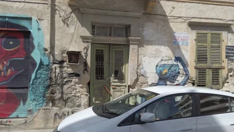 Old Larnaca Cyprus Stock Footage 133478887