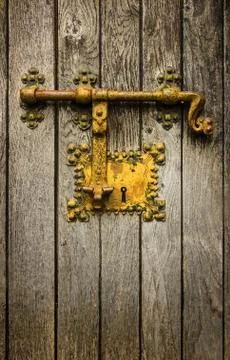 Old latch Stock Photos