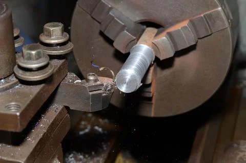 Old lathe. Stock Photos