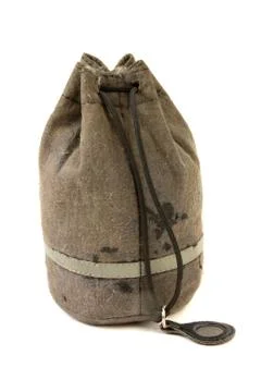 Old leather bag Stock Photos