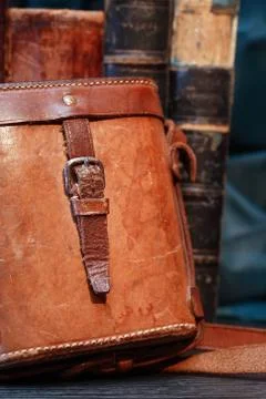 Old Leather Case Stock Photos
