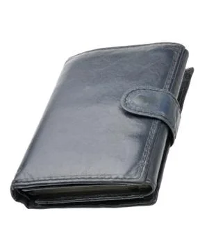 Old leather wallet Stock Photos