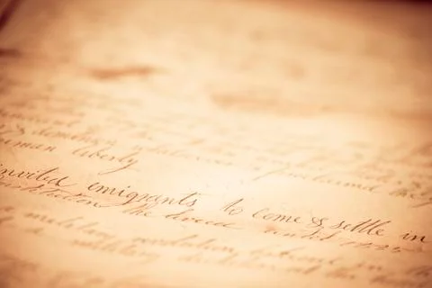 Old letter background Stock Photos