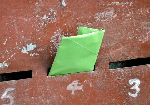 Old letterbox Stock Photos