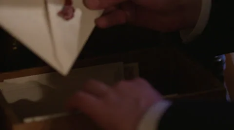 Old letters 스톡 동영상 25305403