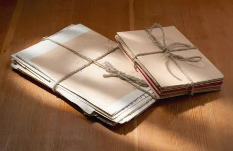 Old letters Fotos Stock