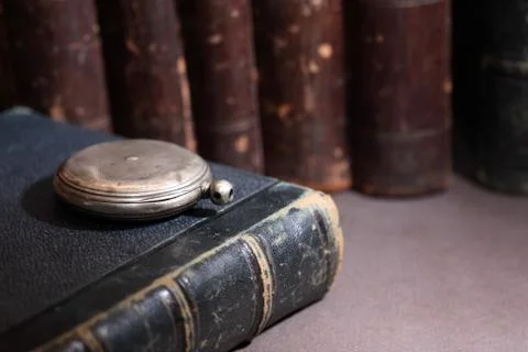 Old Library Background Stock Photos