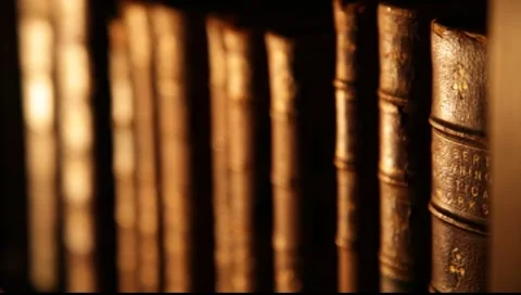 Old Library Video stock 7136899