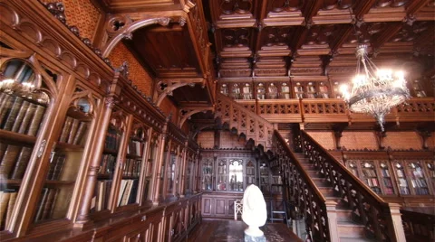 Old Library in the State Hermitage Museum of St. Petersburg. Stock Footage 50127289