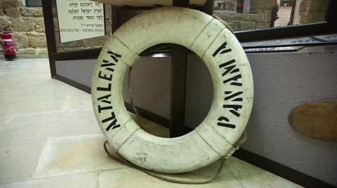 Old life saver Stock Footage 53038940