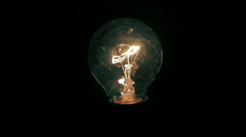 Old light bulb (HD) Video stock 572994