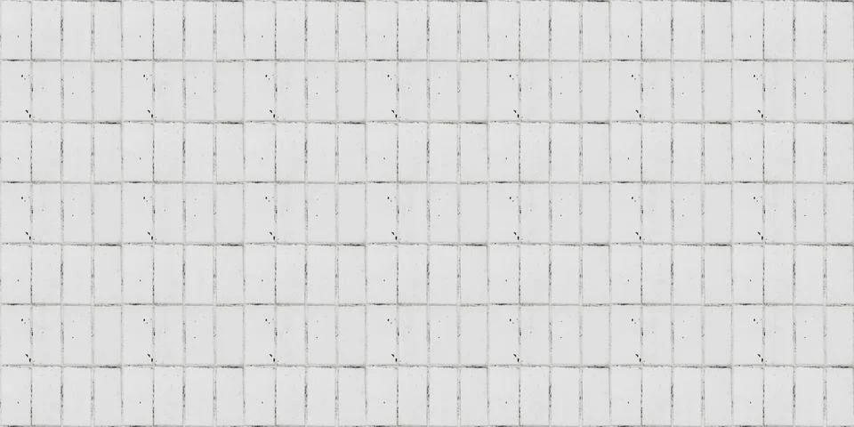 Old light rectangular tile seamless pattern. Good for wallpaper, textile, bac Stock Photos
